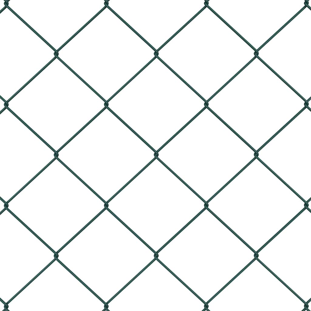 Set de Stâlpi de Gard Argintiu 25 x 1.2 m Oțel Galvanizat GartenMobel Dekor
