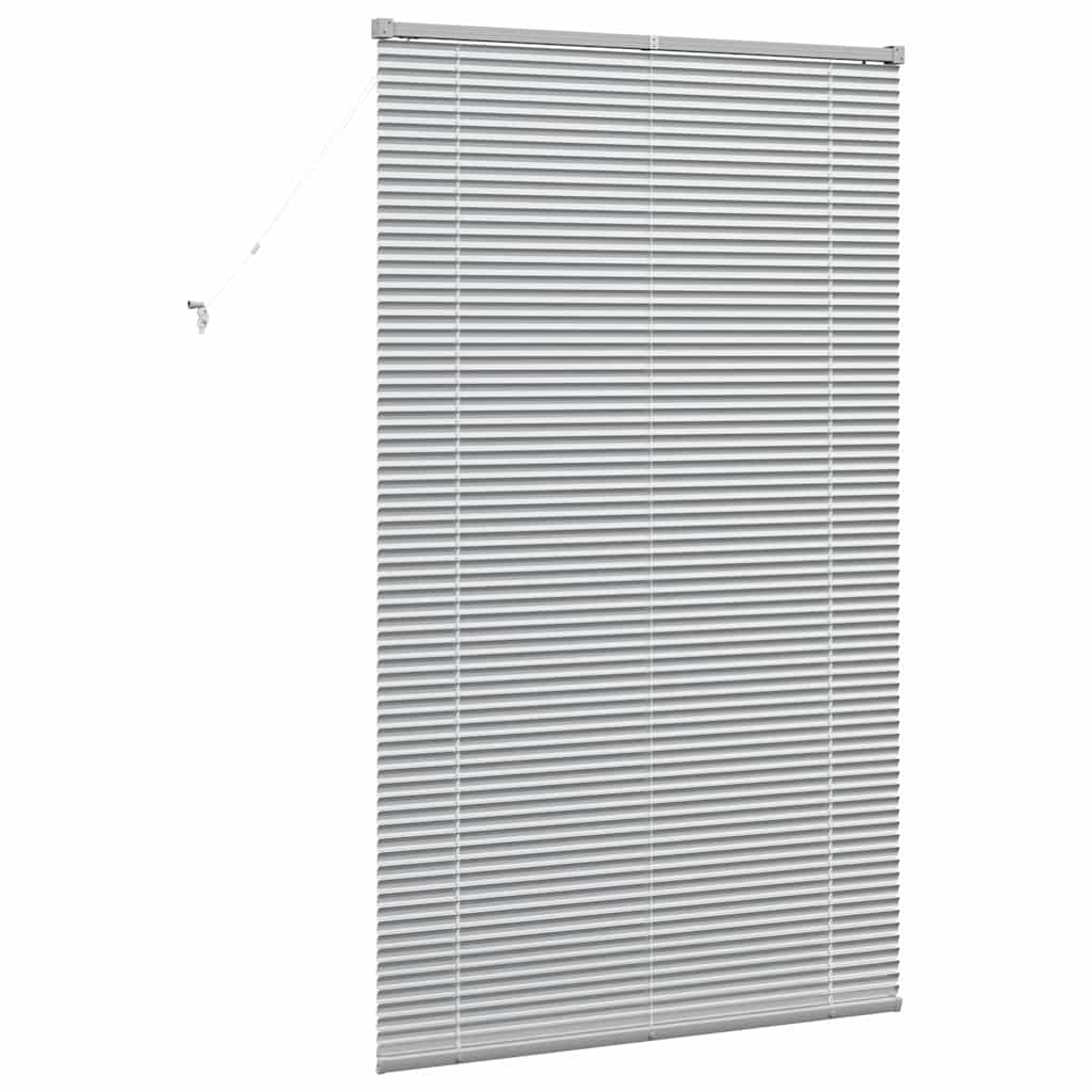 Jaluzea pentru Fereastră Argintiu 100 x 175 cm Aluminiu GartenMobel Dekor