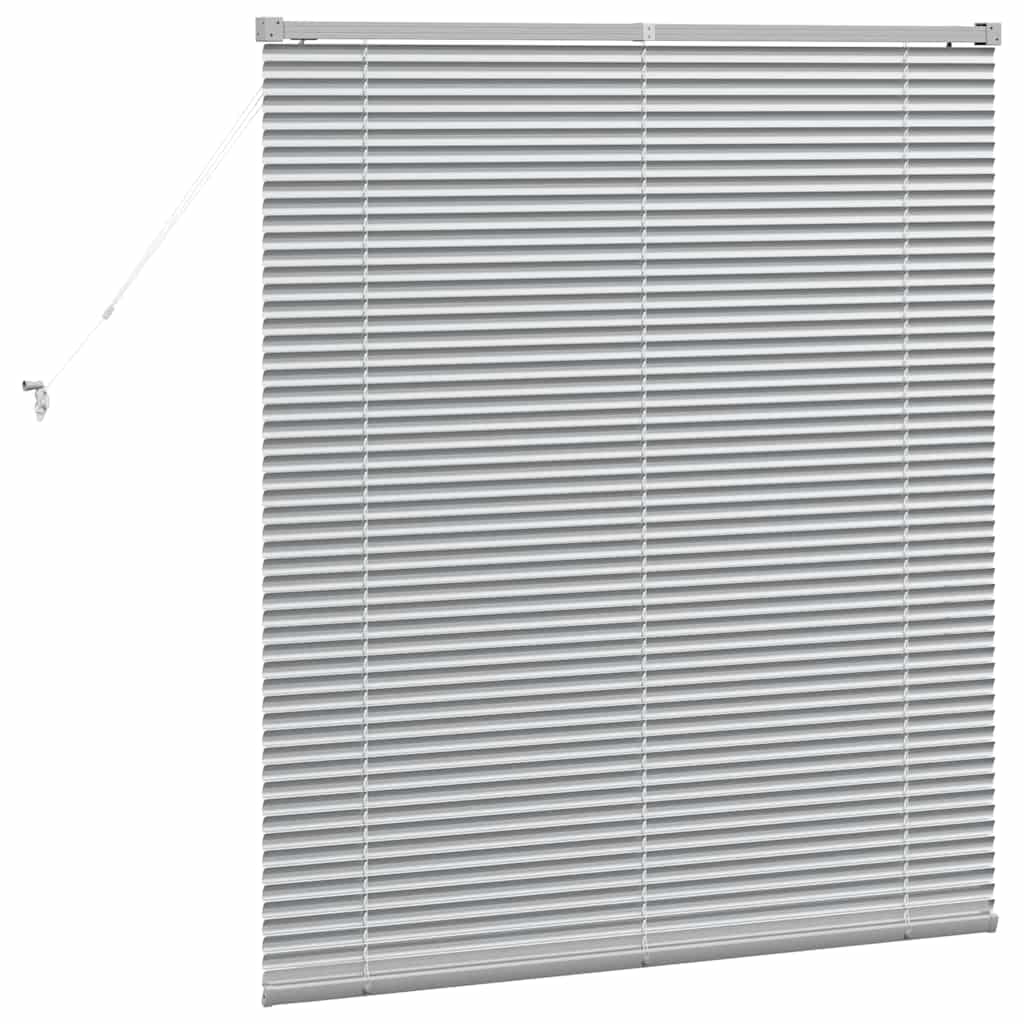 Jaluzea pentru Fereastră Argintiu 110 x 130 cm Aluminiu GartenMobel Dekor
