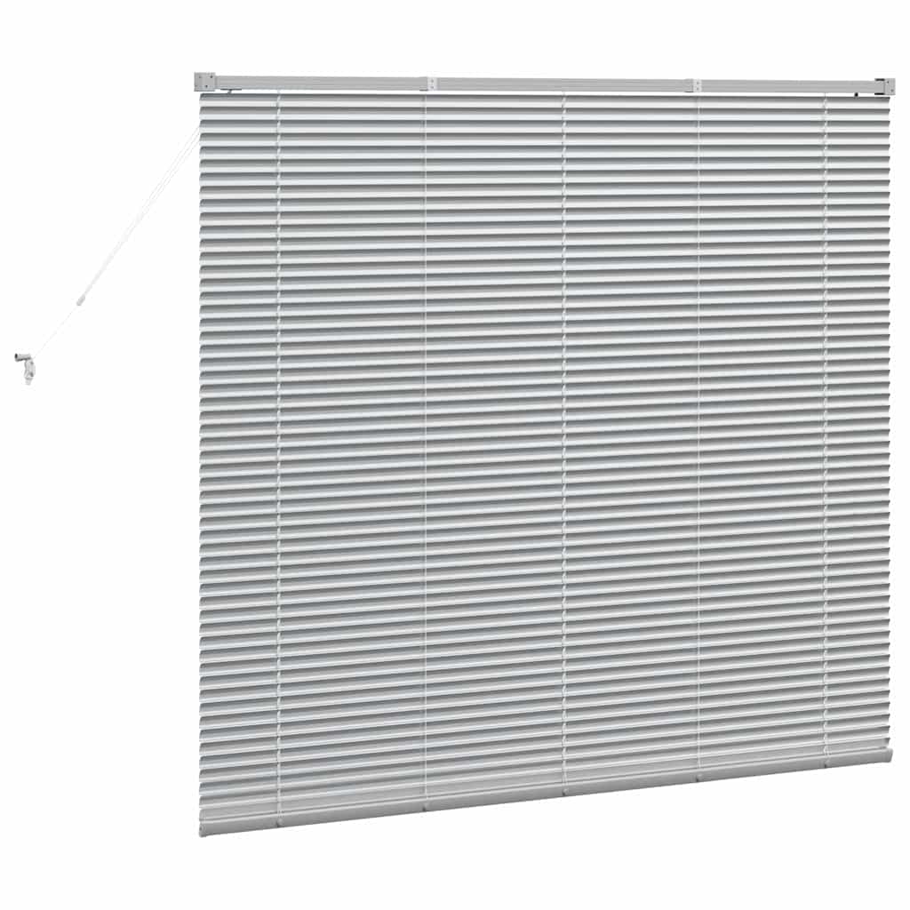 Jaluzea pentru Fereastră Argintiu 80 x 130 cm Aluminiu GartenMobel Dekor