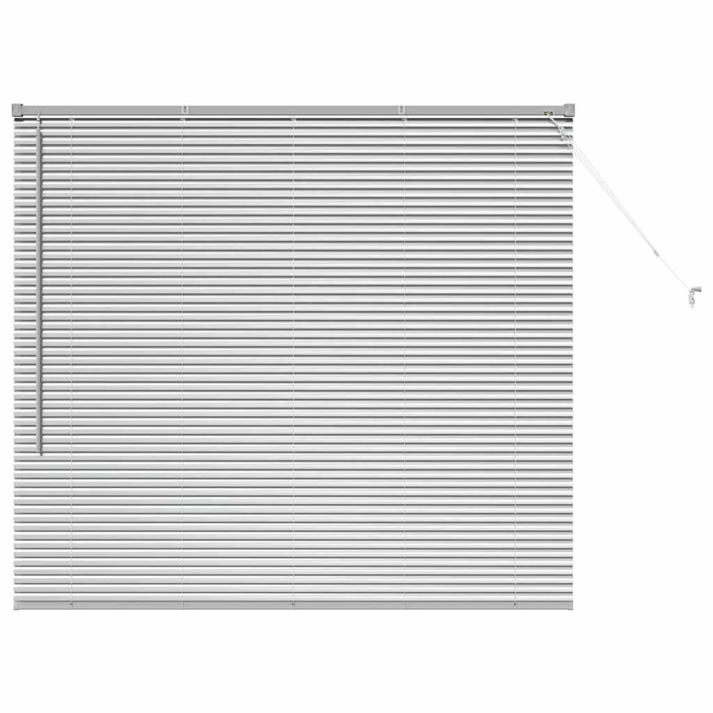 Jaluzea pentru Fereastră Argintiu 80 x 130 cm Aluminiu GartenMobel Dekor