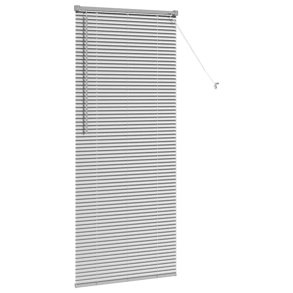 Jaluzea pentru Fereastră Argintiu 80 x 175 cm Aluminiu GartenMobel Dekor