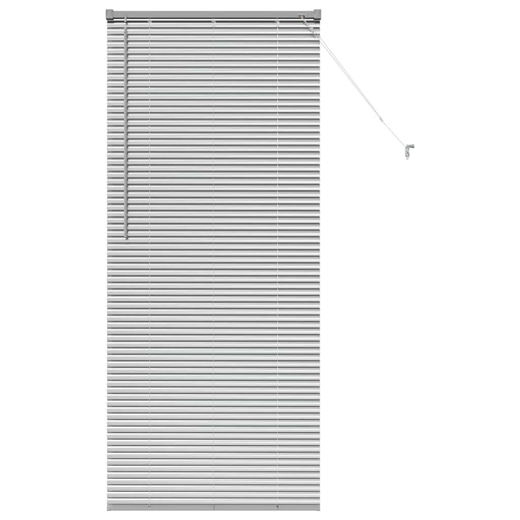 Jaluzea pentru Fereastră Argintiu 80 x 175 cm Aluminiu GartenMobel Dekor