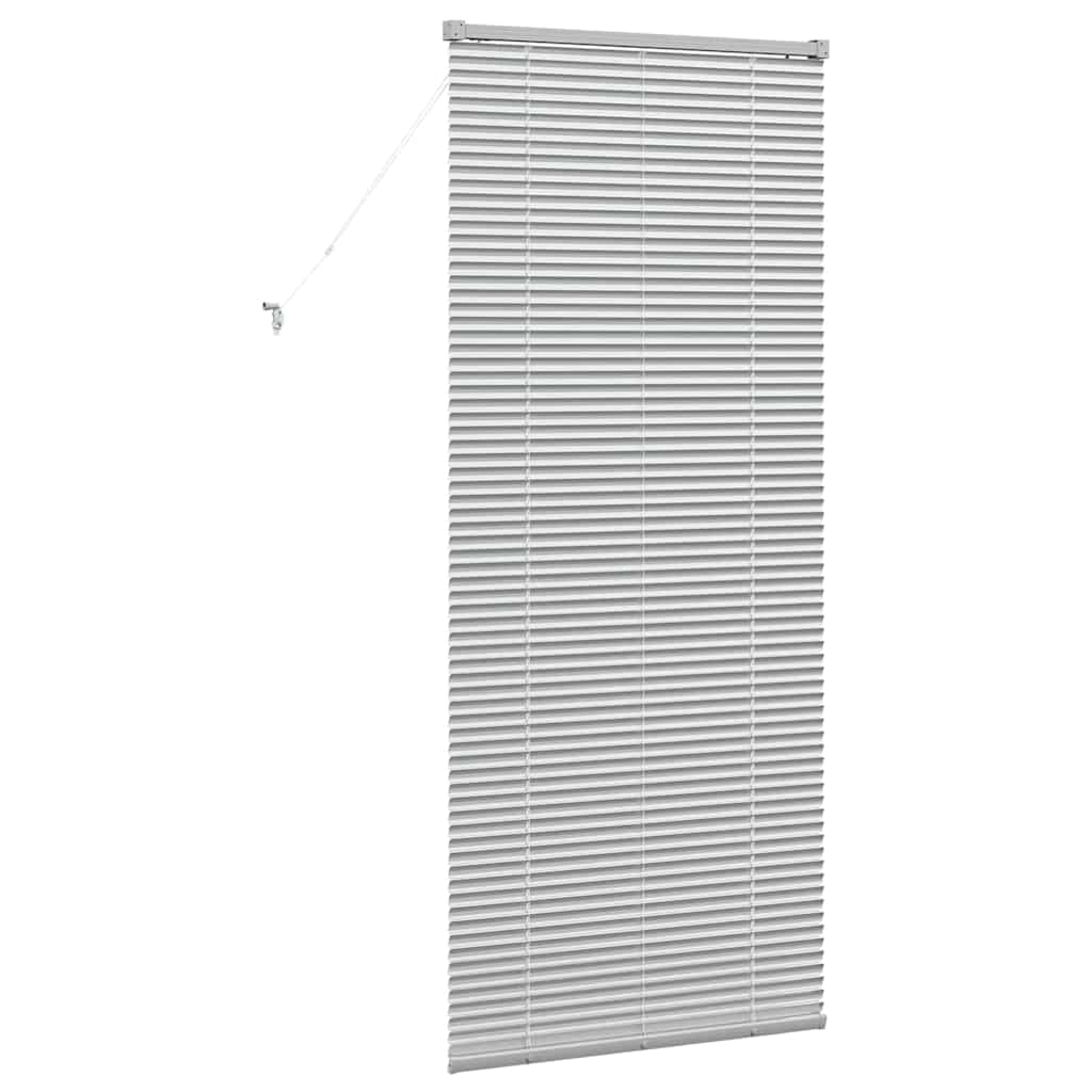 Jaluzea pentru Fereastră Argintiu 80 x 175 cm Aluminiu GartenMobel Dekor