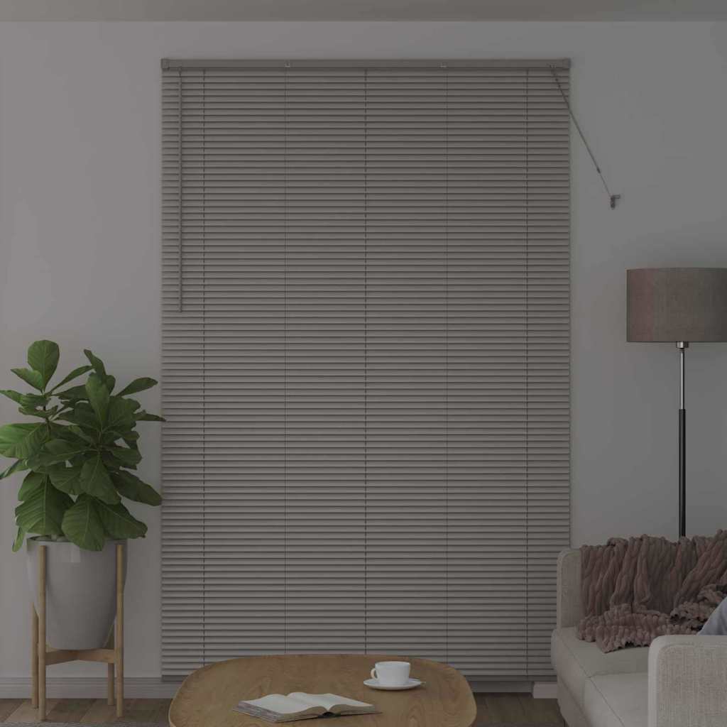 Jaluzea pentru Fereastră Argintiu 140 x 220 cm Aluminiu GartenMobel Dekor