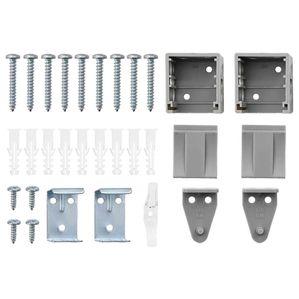 Jaluzea pentru Fereastră Argintiu 160 x 175 cm Aluminiu GartenMobel Dekor