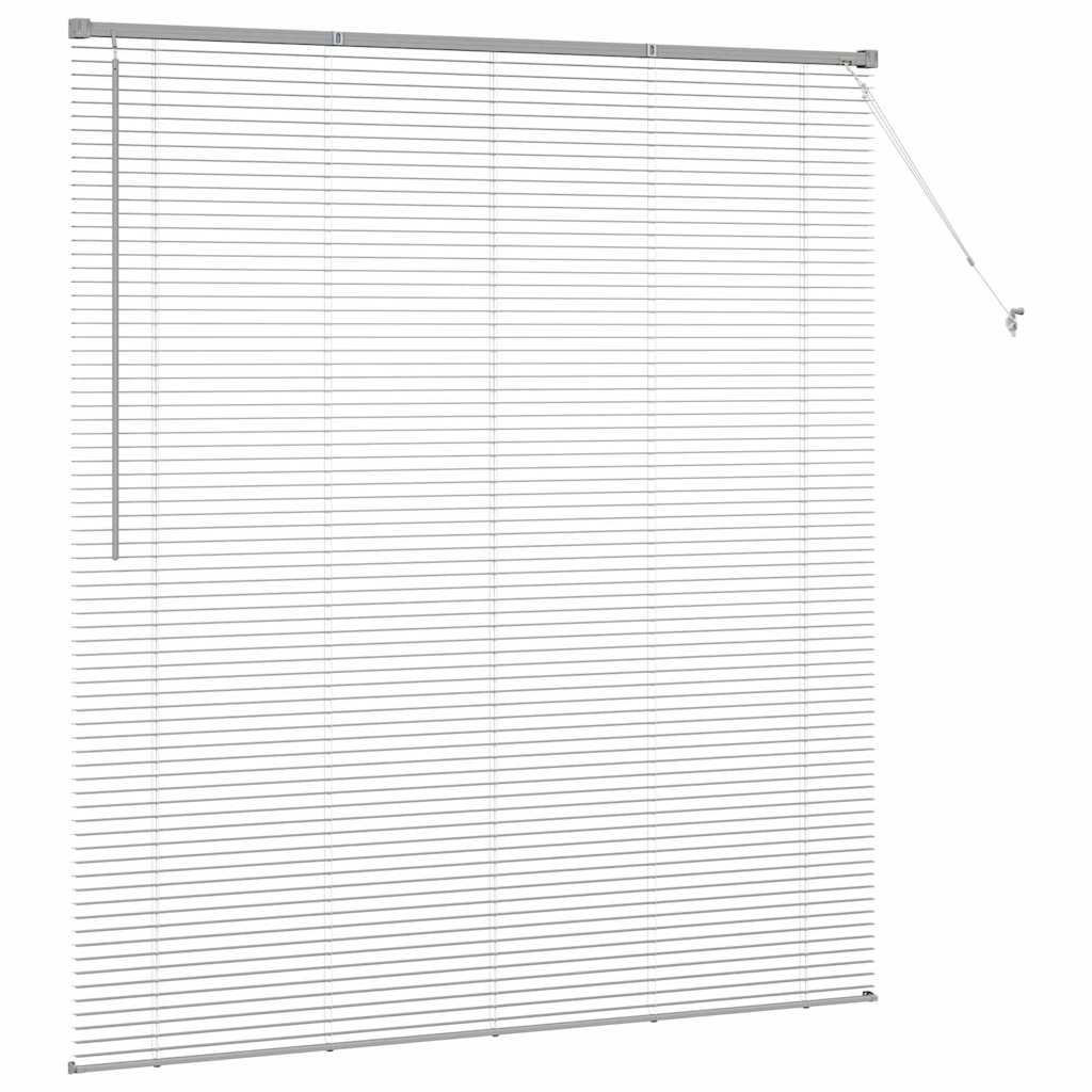 Jaluzea pentru Fereastră Argintiu 160 x 175 cm Aluminiu GartenMobel Dekor