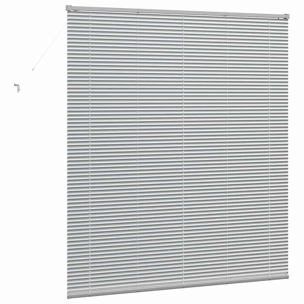 Jaluzea pentru Fereastră Argintiu 160 x 175 cm Aluminiu GartenMobel Dekor