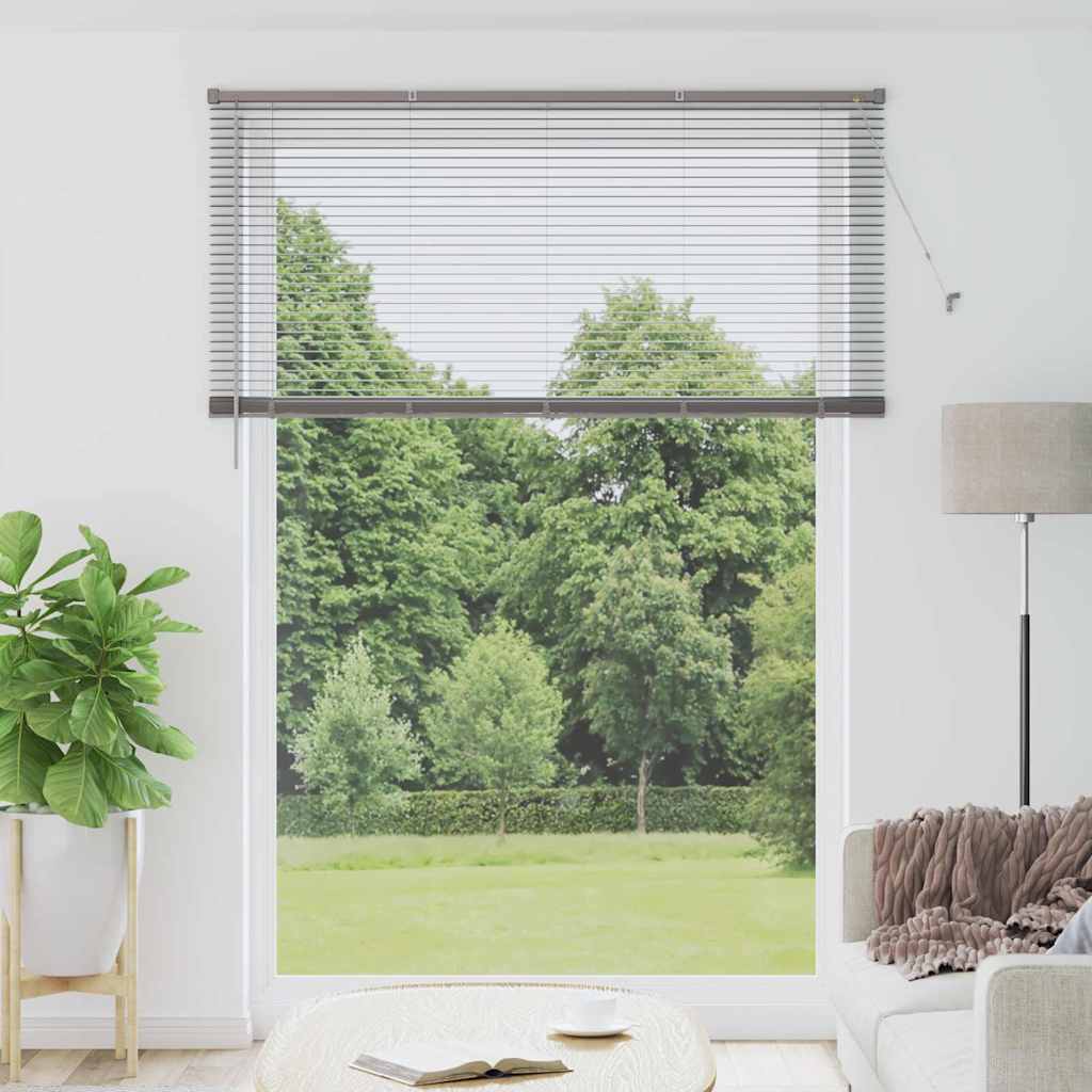 Jaluzea pentru Fereastră Argintiu 160 x 220 cm Aluminiu GartenMobel Dekor
