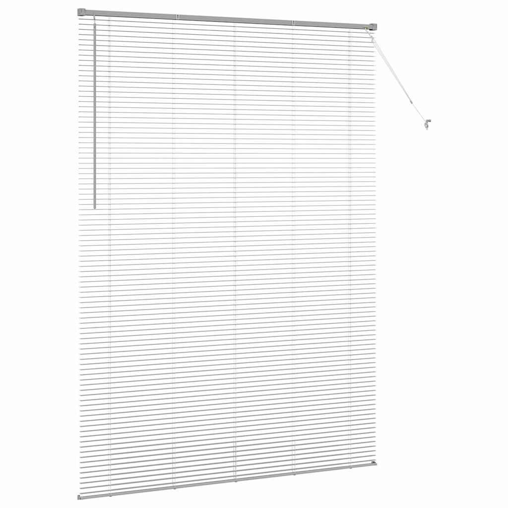 Jaluzea pentru Fereastră Argintiu 160 x 220 cm Aluminiu GartenMobel Dekor