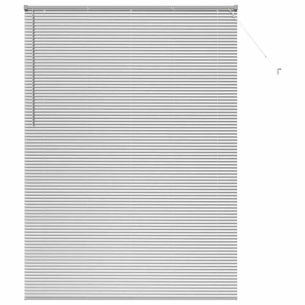 Jaluzea pentru Fereastră Argintiu 160 x 220 cm Aluminiu GartenMobel Dekor