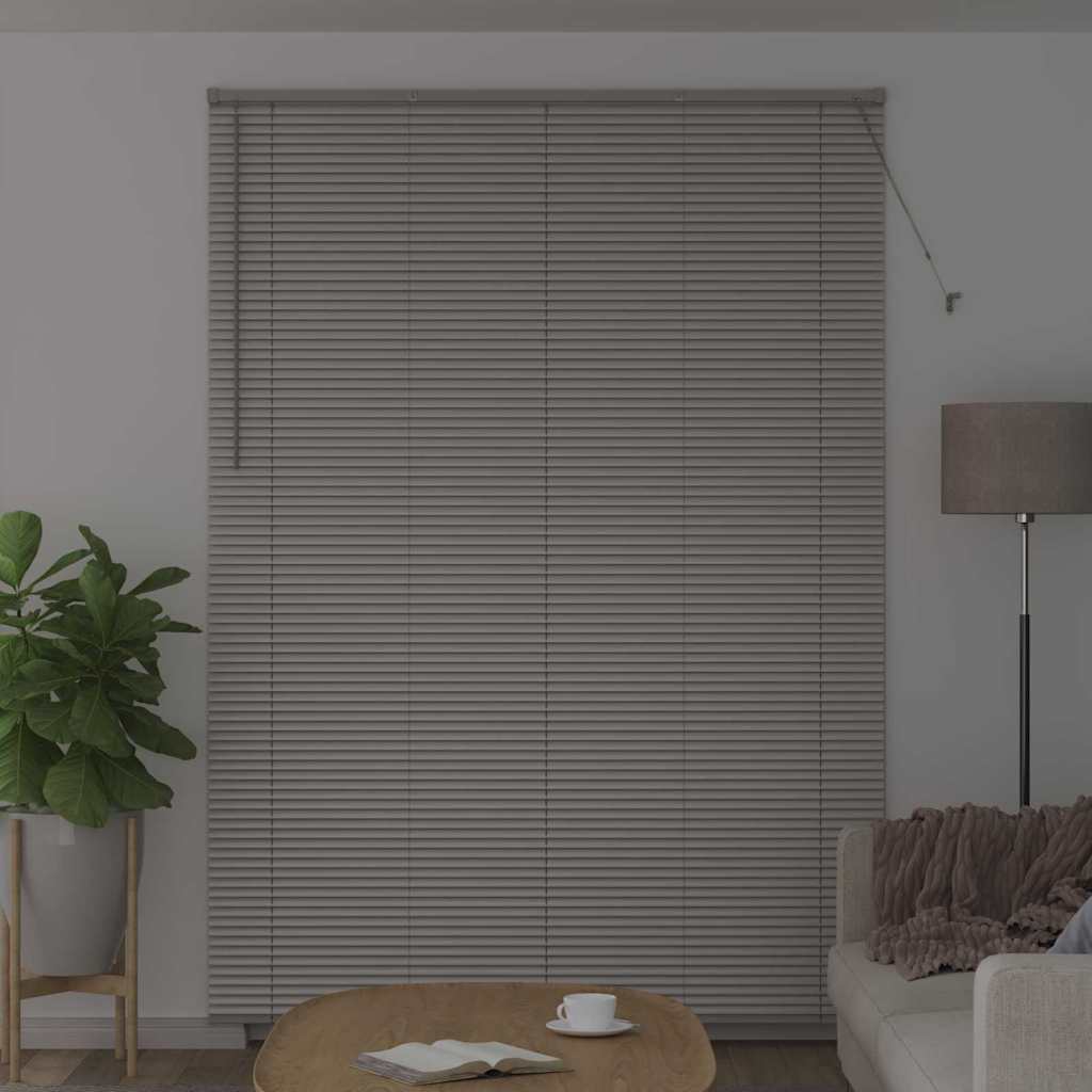 Jaluzea pentru Fereastră Argintiu 160 x 220 cm Aluminiu GartenMobel Dekor