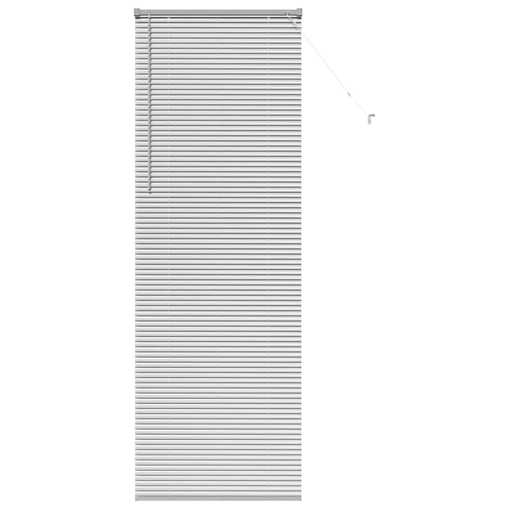 Jaluzea pentru Fereastră Argintiu 80 x 130 cm Aluminiu GartenMobel Dekor