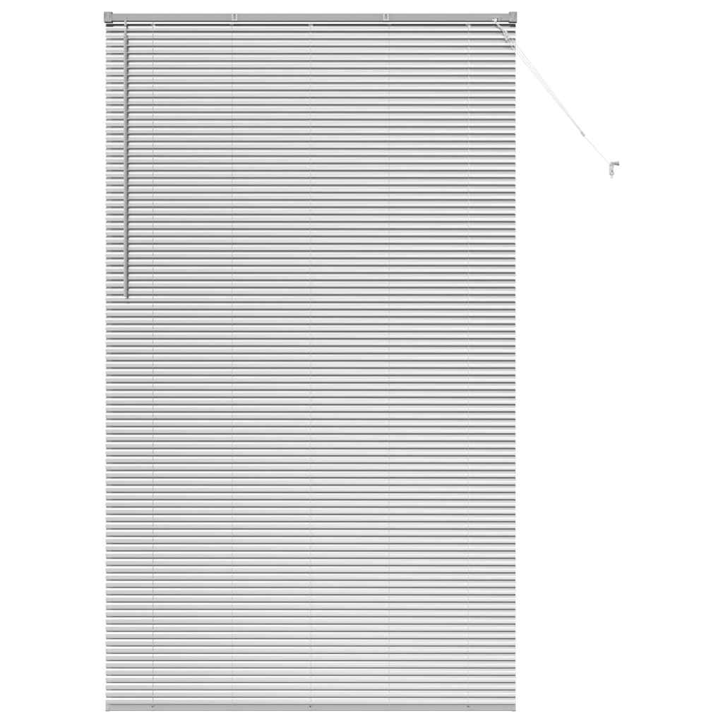Jaluzea pentru Fereastră Argintiu 80 x 130 cm Aluminiu GartenMobel Dekor