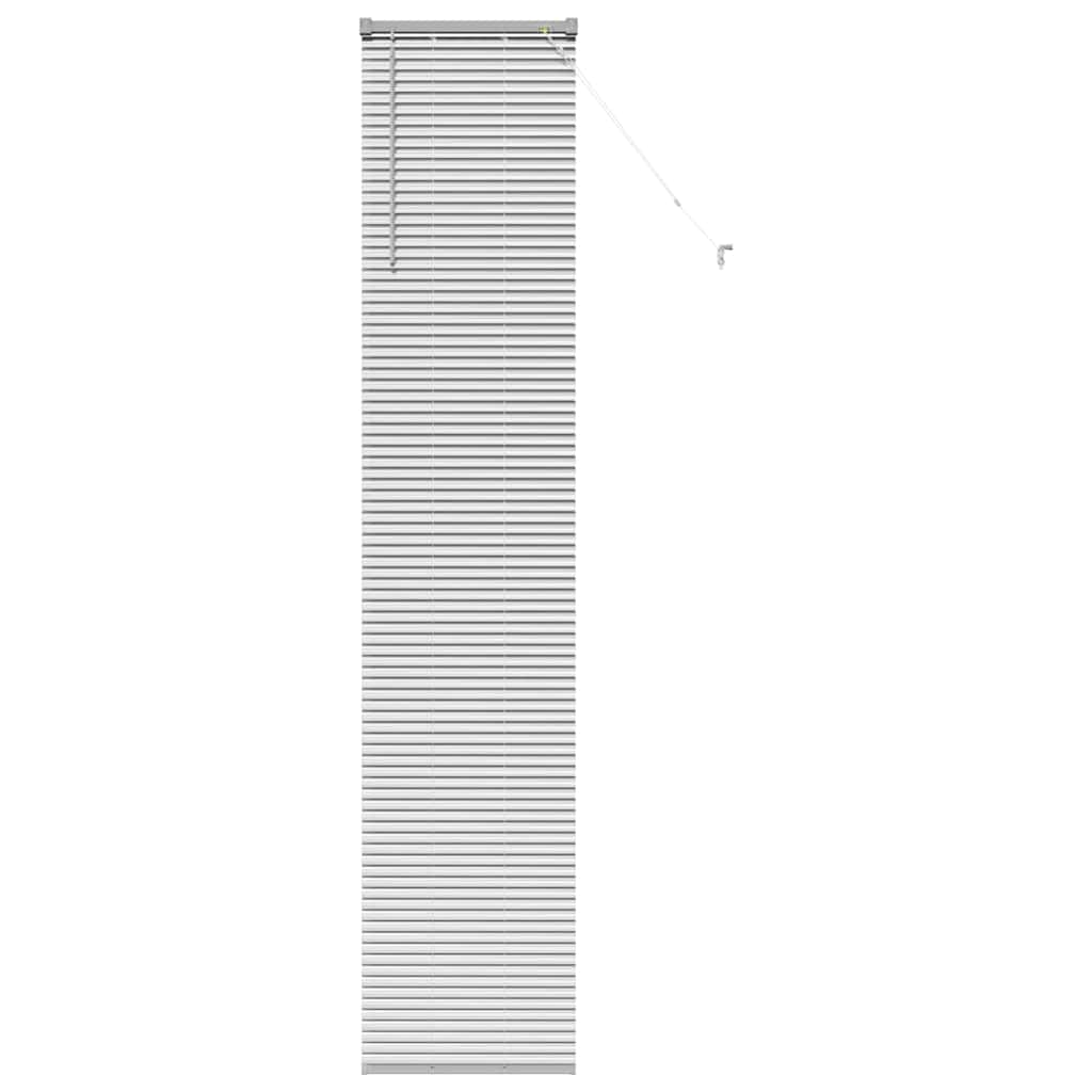 Jaluzea pentru Fereastră Argintiu 80 x 130 cm Aluminiu GartenMobel Dekor