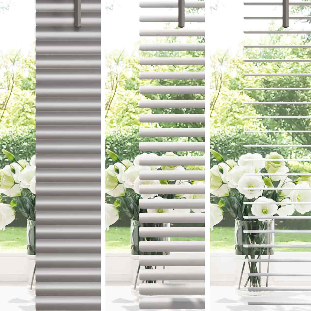 Jaluzea pentru Fereastră Argintiu 80 x 130 cm Aluminiu GartenMobel Dekor