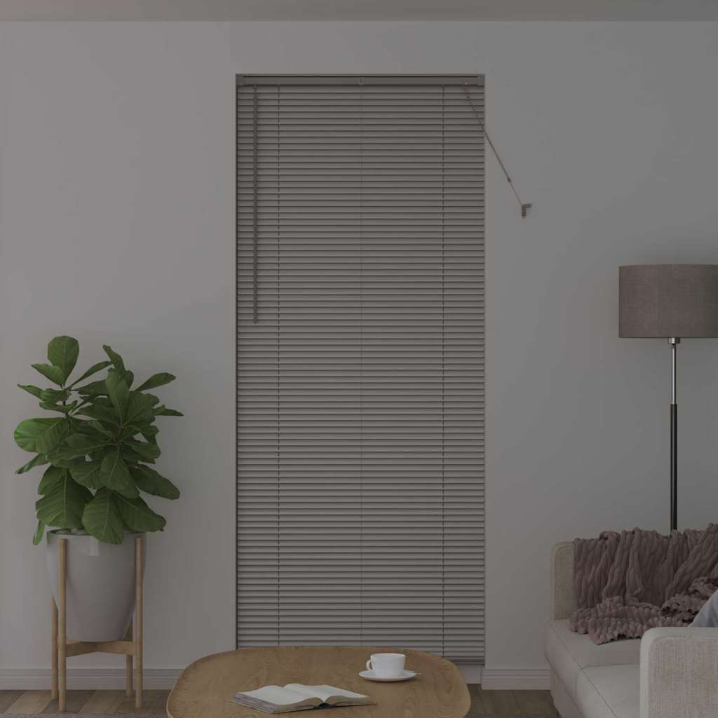 Jaluzea pentru Fereastră Argintiu 80 x 130 cm Aluminiu GartenMobel Dekor