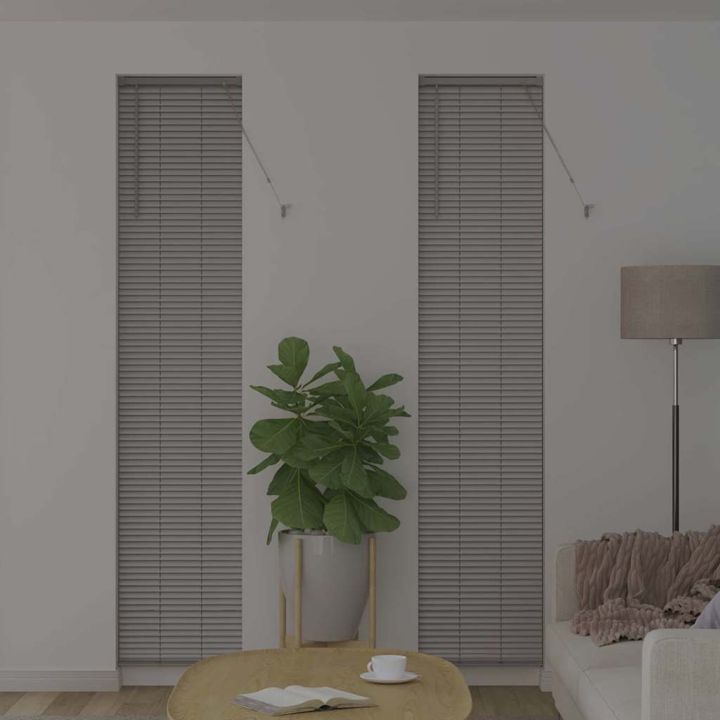 Jaluzea pentru Fereastră Argintiu 80 x 130 cm Aluminiu GartenMobel Dekor