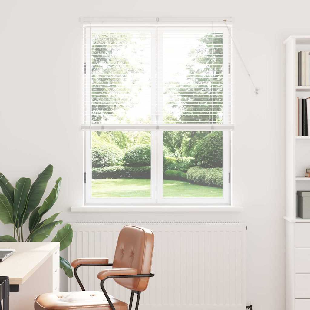 Jaluzea pentru Fereastră cu perdele Altele Manual Alb 100 x 175 cm Aluminiu GartenMobel Dekor