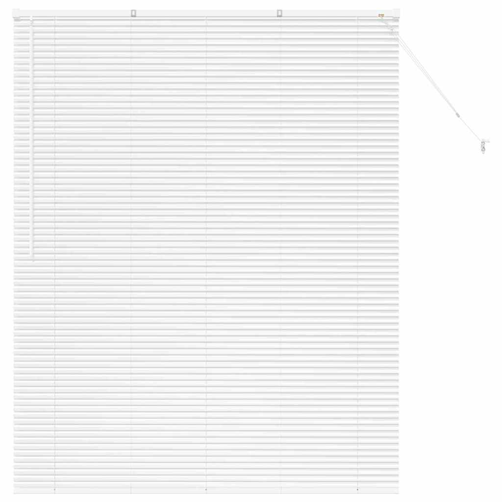 Jaluzea pentru Fereastră cu perdele Altele Manual Alb 140 x 175 cm Aluminiu GartenMobel Dekor