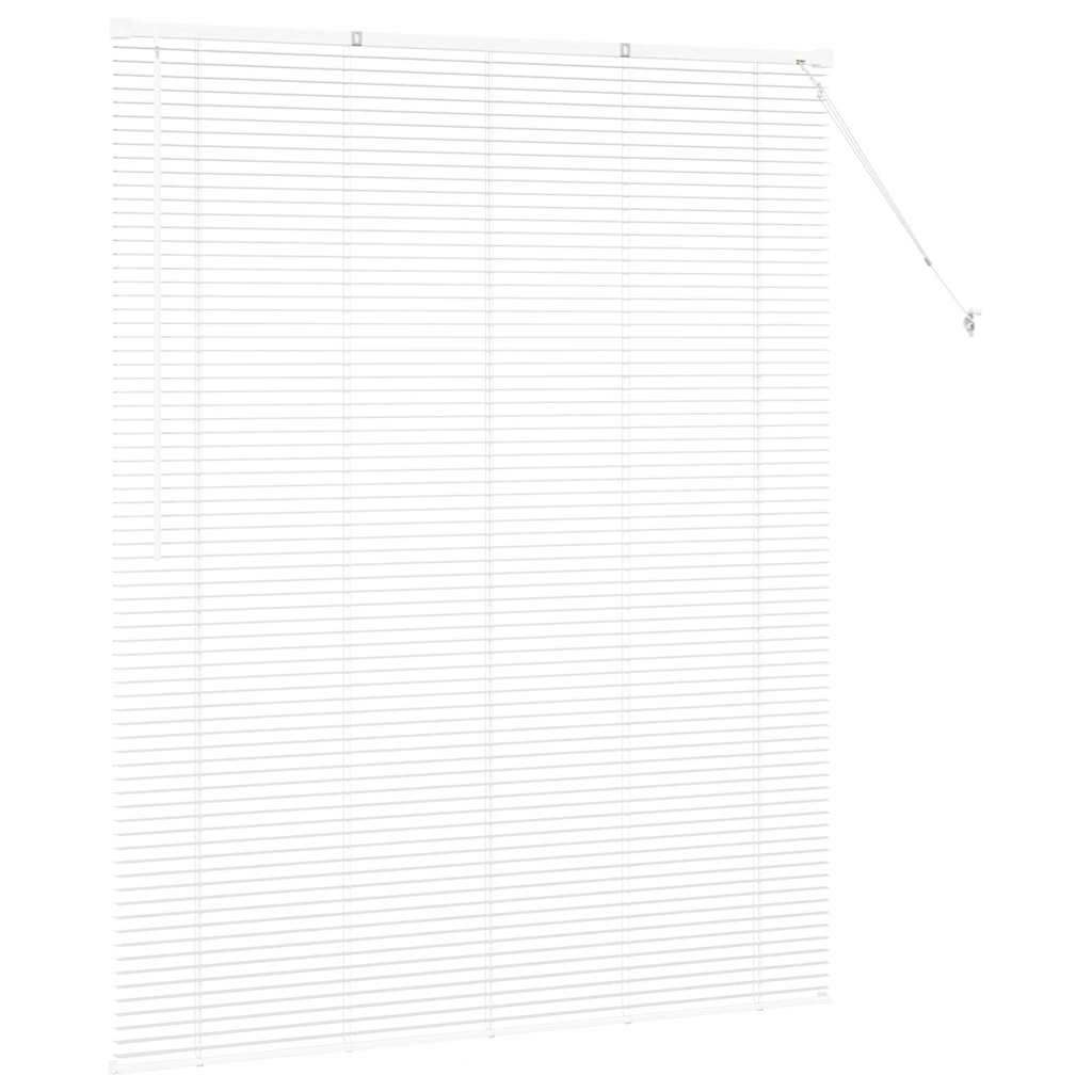 Jaluzea pentru Fereastră cu perdele Altele Manual Alb 140 x 175 cm Aluminiu GartenMobel Dekor