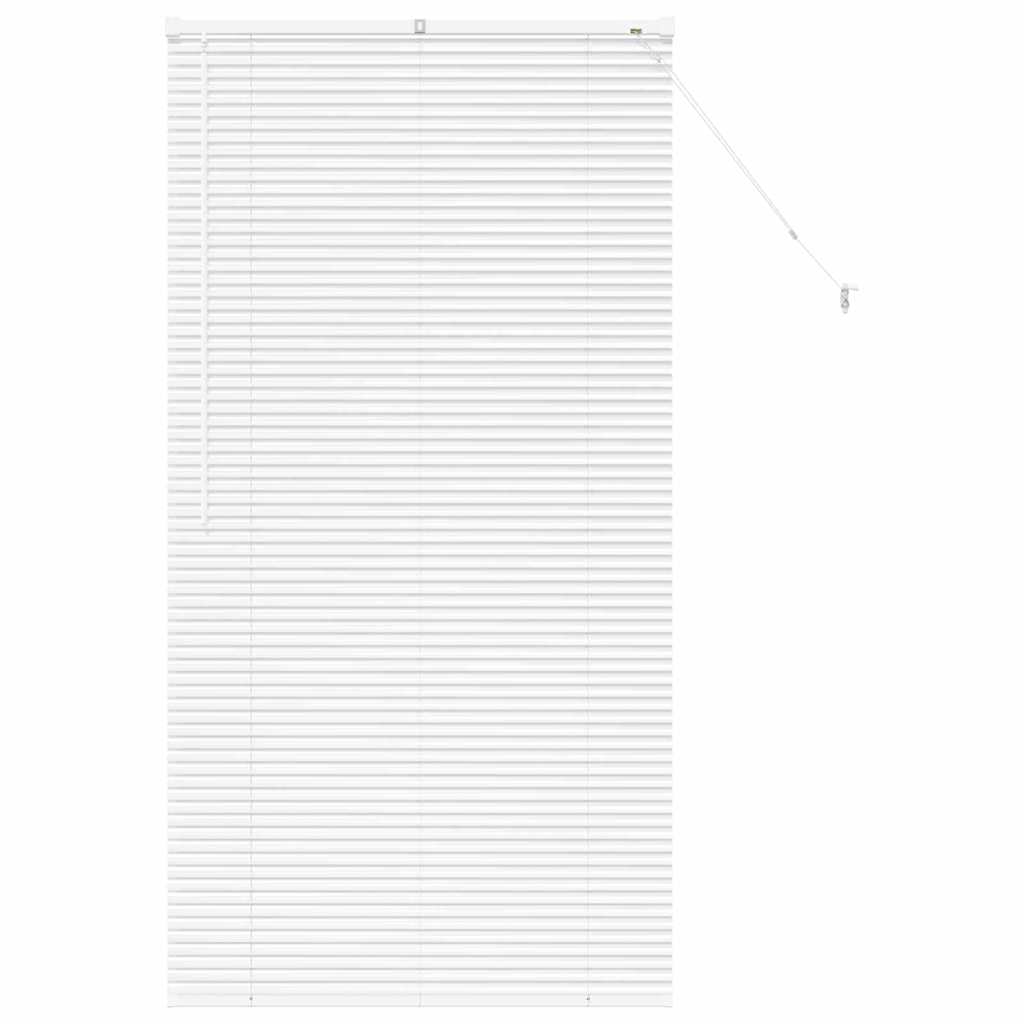 Jaluzea pentru Fereastră cu perdele Altele Manual Alb 80 x 130 cm Aluminiu GartenMobel Dekor
