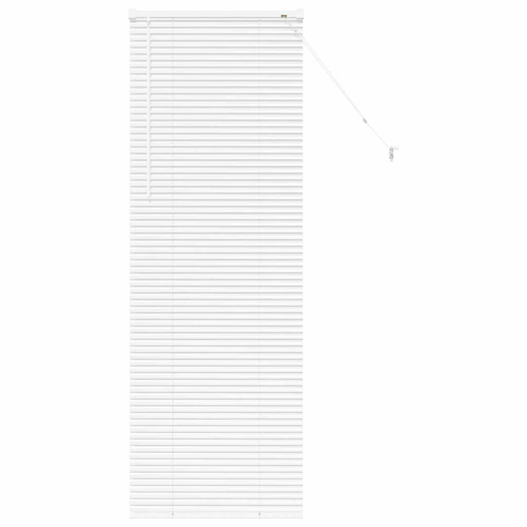 Jaluzea pentru Fereastră cu perdele Altele Manual Alb 80 x 130 cm Aluminiu GartenMobel Dekor