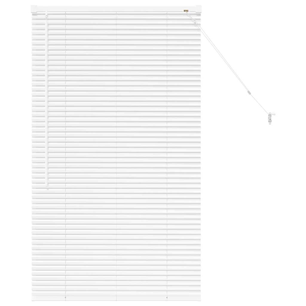 Jaluzea pentru Fereastră cu perdele Altele Manual Alb 80 x 130 cm Aluminiu GartenMobel Dekor