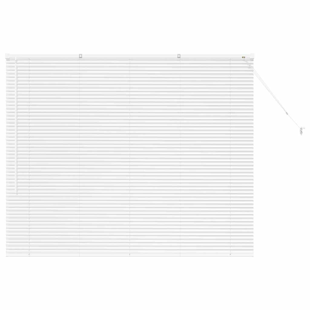 Jaluzea pentru Fereastră cu perdele Altele Manual Alb 80 x 130 cm Aluminiu GartenMobel Dekor