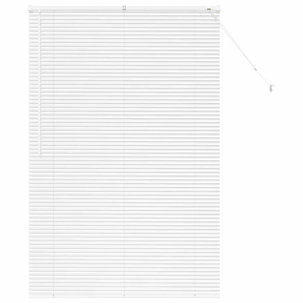 Jaluzea pentru Fereastră cu perdele Altele Manual Alb 80 x 130 cm Aluminiu GartenMobel Dekor