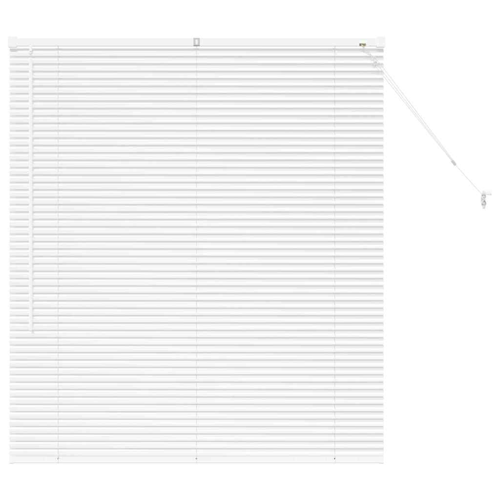 Jaluzea pentru Fereastră cu perdele Altele Manual Alb 80 x 130 cm Aluminiu GartenMobel Dekor