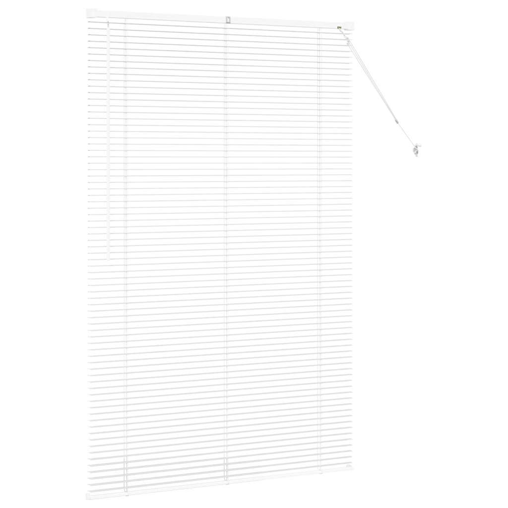 Jaluzea pentru Fereastră cu perdele Altele Manual Alb 80 x 130 cm Aluminiu GartenMobel Dekor