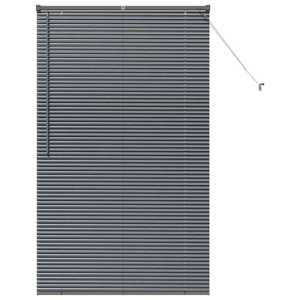 Jaluzea pentru Fereastră Gri închis 105 x 175 cm Aluminiu GartenMobel Dekor