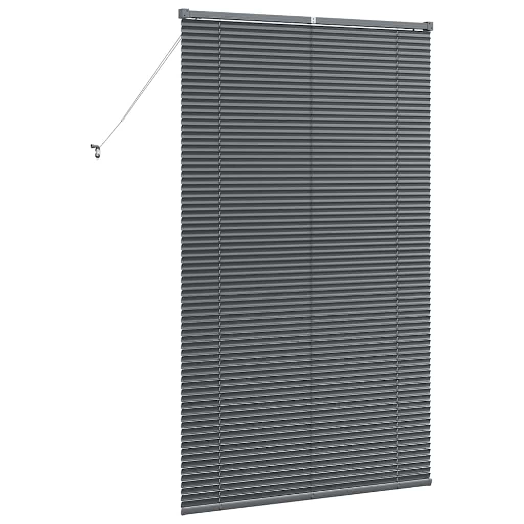 Jaluzea pentru Fereastră Gri închis 105 x 175 cm Aluminiu GartenMobel Dekor
