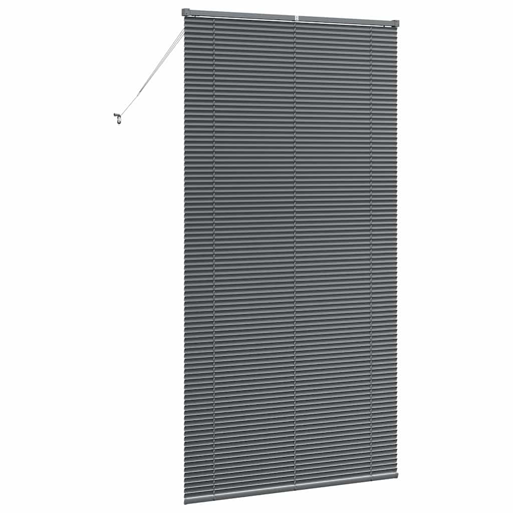 Jaluzea pentru Fereastră Gri închis 110 x 220 cm Aluminiu GartenMobel Dekor