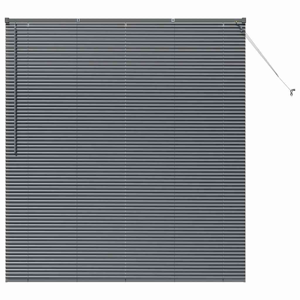 Jaluzea pentru Fereastră Gri închis 160 x 175 cm Aluminiu GartenMobel Dekor