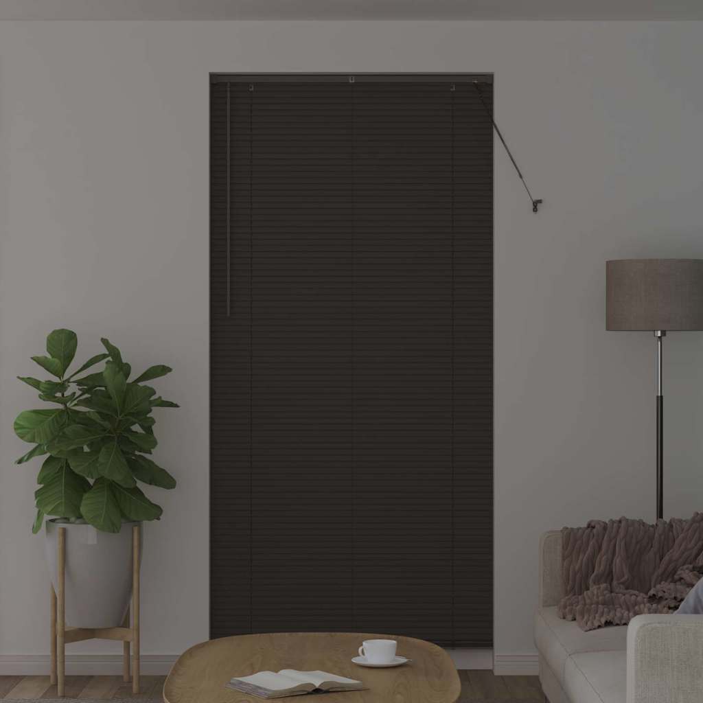 Jaluzea pentru Fereastră Gri închis 80 x 130 cm Aluminiu GartenMobel Dekor