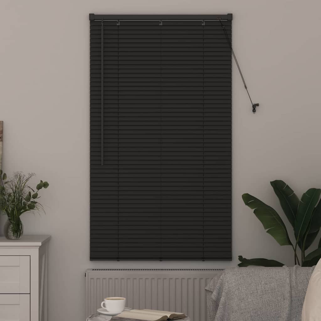 Jaluzea pentru Fereastră Gri închis 80 x 130 cm Aluminiu GartenMobel Dekor