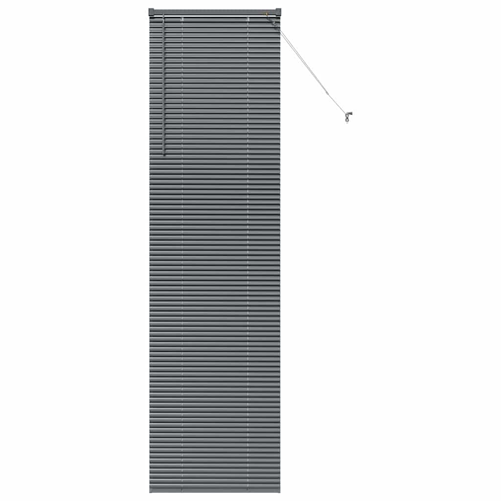 Jaluzea pentru Fereastră Gri închis 80 x 130 cm Aluminiu GartenMobel Dekor