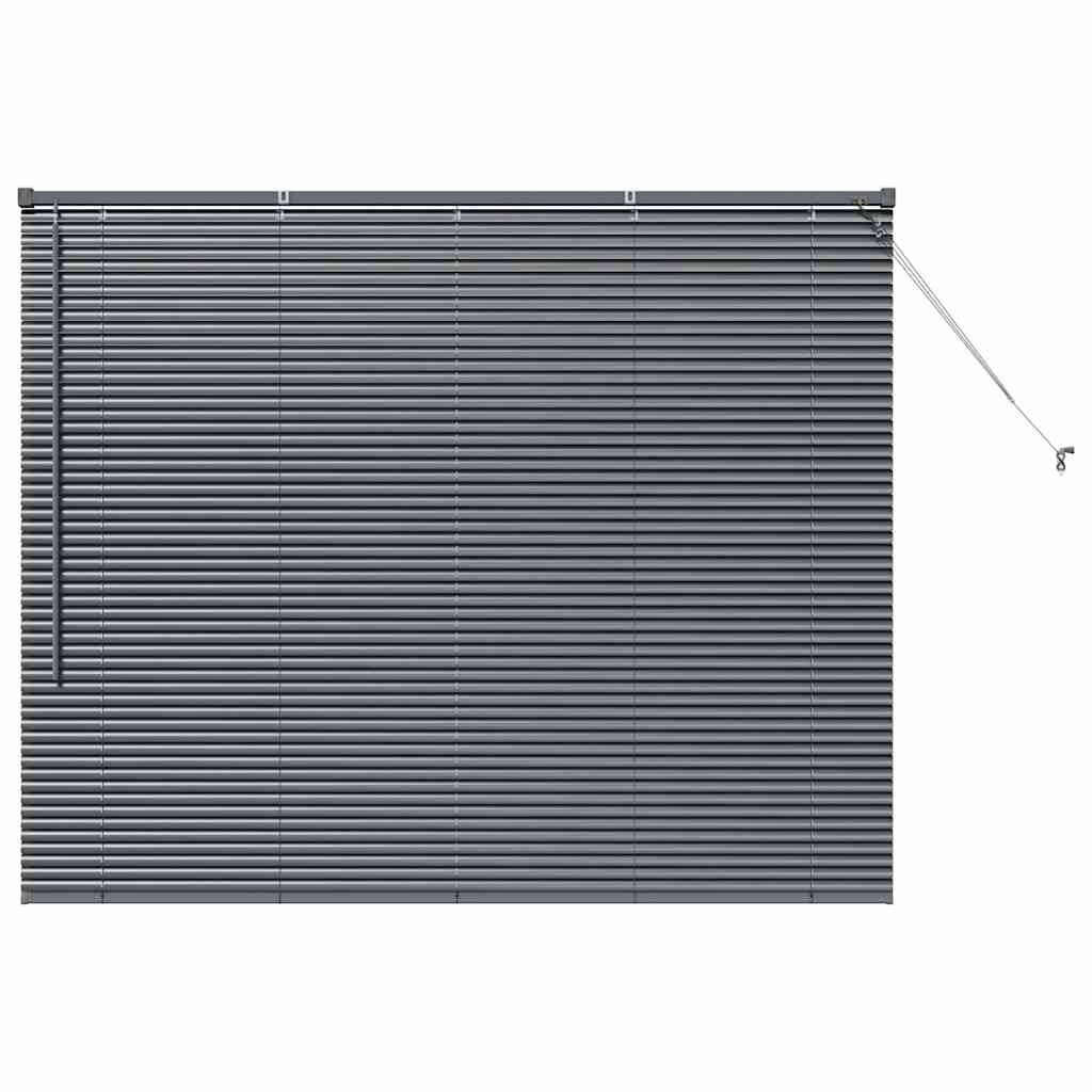 Jaluzea pentru Fereastră Gri închis 80 x 130 cm Aluminiu GartenMobel Dekor