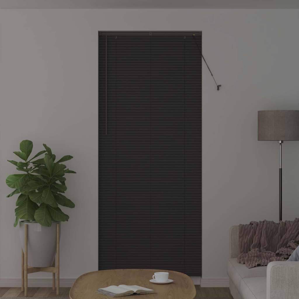Jaluzea pentru Fereastră Gri închis 80 x 130 cm Aluminiu GartenMobel Dekor