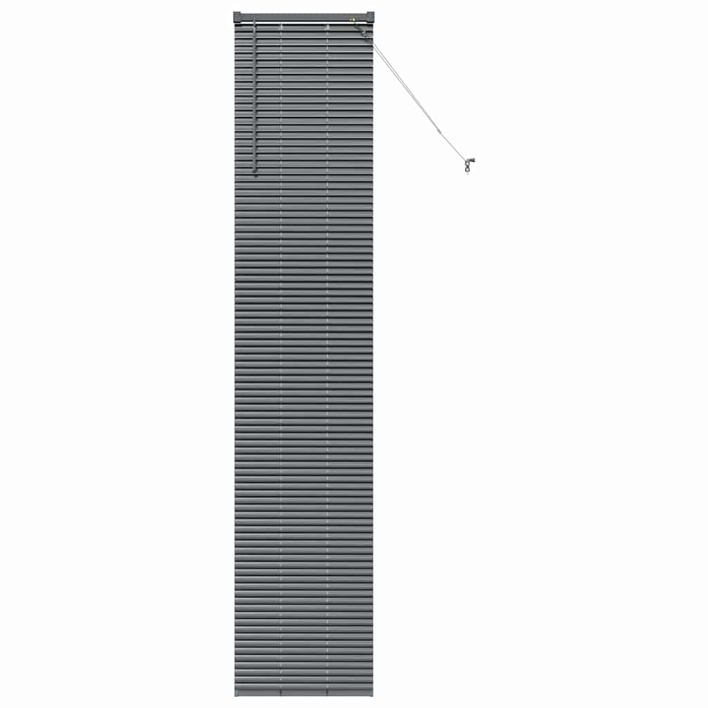 Jaluzea pentru Fereastră Gri închis 80 x 130 cm Aluminiu GartenMobel Dekor