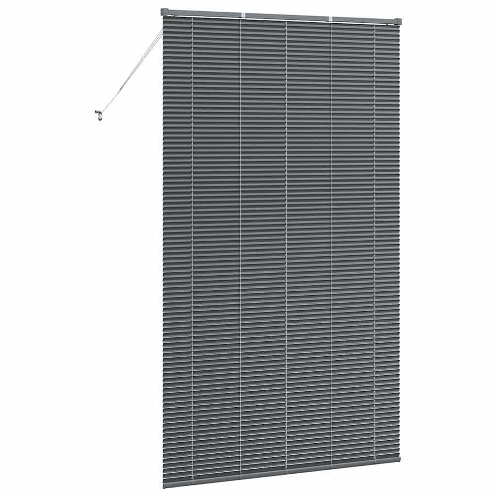 Jaluzea pentru Fereastră Gri închis 80 x 130 cm Aluminiu GartenMobel Dekor