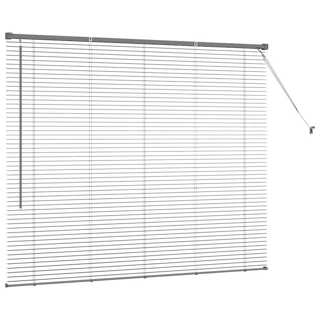 Jaluzea pentru Fereastră Gri închis 80 x 130 cm Aluminiu GartenMobel Dekor