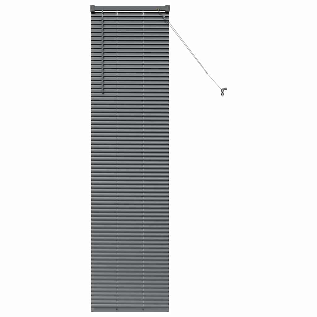 Jaluzea pentru Fereastră Gri închis 80 x 130 cm Aluminiu GartenMobel Dekor