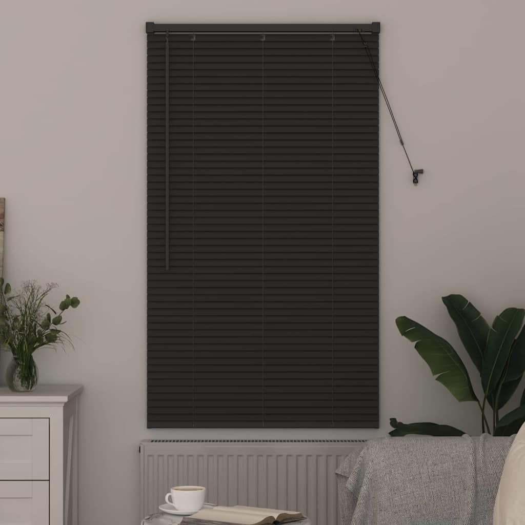 Jaluzea pentru Fereastră Gri închis 80 x 130 cm Aluminiu GartenMobel Dekor