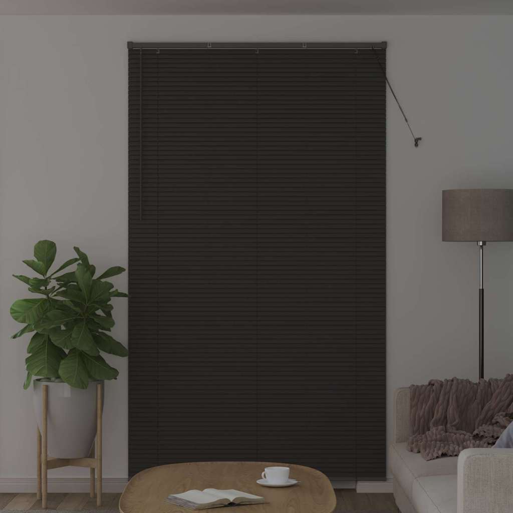 Jaluzea pentru Fereastră Gri închis 80 x 130 cm Aluminiu GartenMobel Dekor