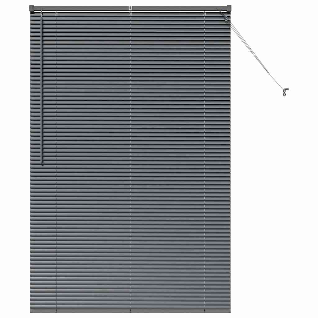 Jaluzea pentru Fereastră Gri închis 80 x 130 cm Aluminiu GartenMobel Dekor