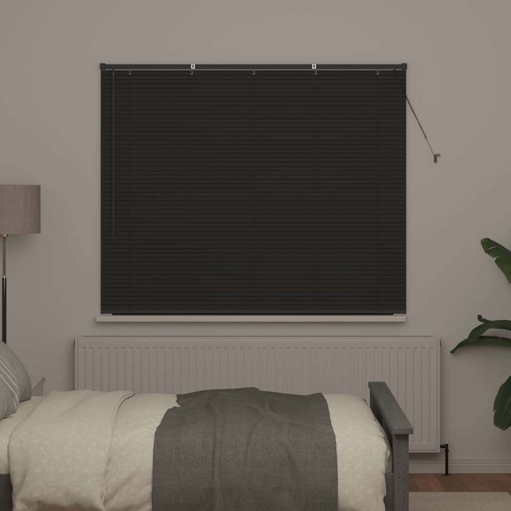 Jaluzea pentru Fereastră Gri închis 80 x 130 cm Aluminiu GartenMobel Dekor