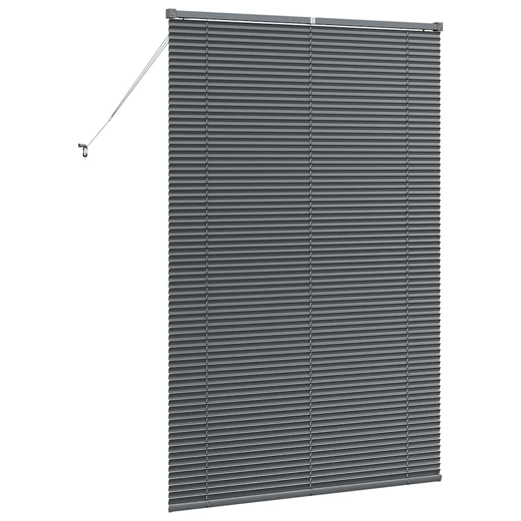 Jaluzea pentru Fereastră Gri închis 80 x 130 cm Aluminiu GartenMobel Dekor